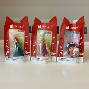 Tonies Set of 3: Merida, Rapunzel, and Gabby